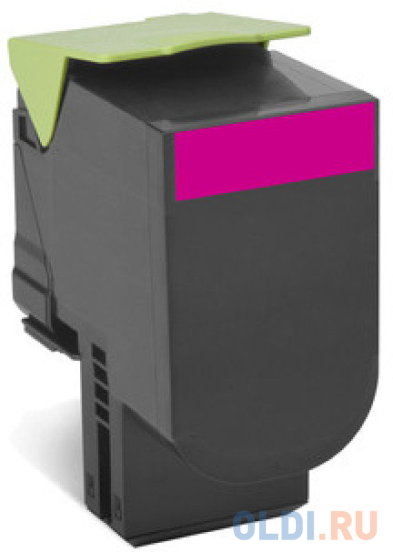 Тонер-Картридж Lexmark 80C8HME для CX310/410/510 пурпурный 3000стр тонер картридж lexmark 80c8hy0 для cx410 cx510 3000стр желтый return