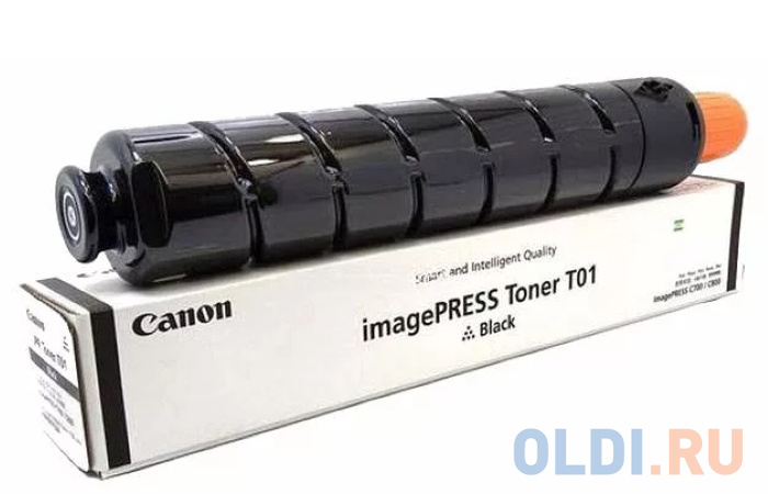 Тонер Canon T01 BK 8066B001 черный туба 1040гр. для копира IPC800 тонер canon c exv49m пурпурный туба 8526b002