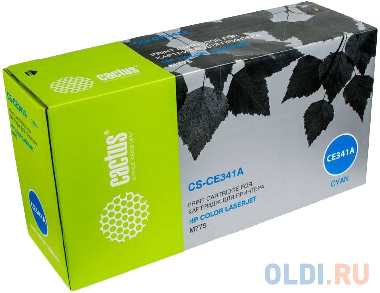

Тонер-картридж Cactus CS-CE341AV 16000стр Голубой