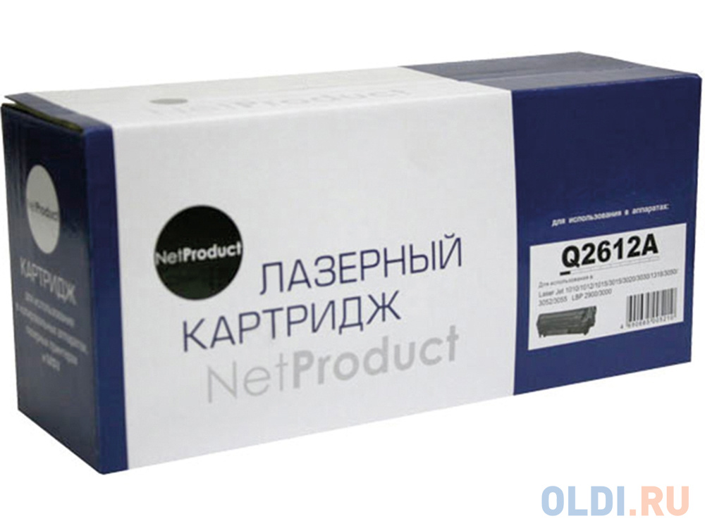 Картридж NetProduct Q2612A 2000стр Черный
