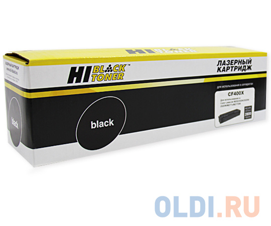 Картридж Hi-Black CF400X 2800стр Черный картридж hi black hb cb541a