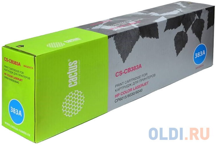 

Картридж Cactus CS-CB383AV для HP CLJ CM6030/CM6040/CP6015 пурпурный 21000стр