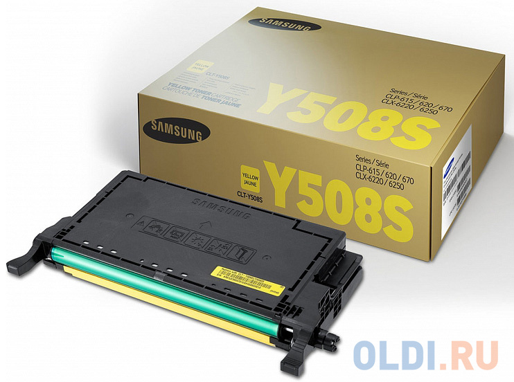 

Картридж Samsung CLP-620/670/CLX-6220/6250 Yellow 2K S-print by HP, Желтый