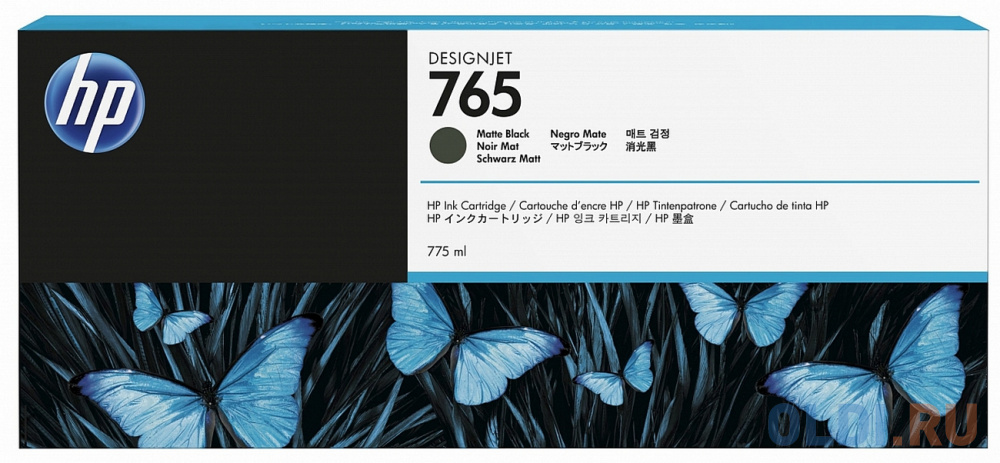 

Картридж HP F9J55A №765 для HP Designjet T7200 черный матовый 775мл