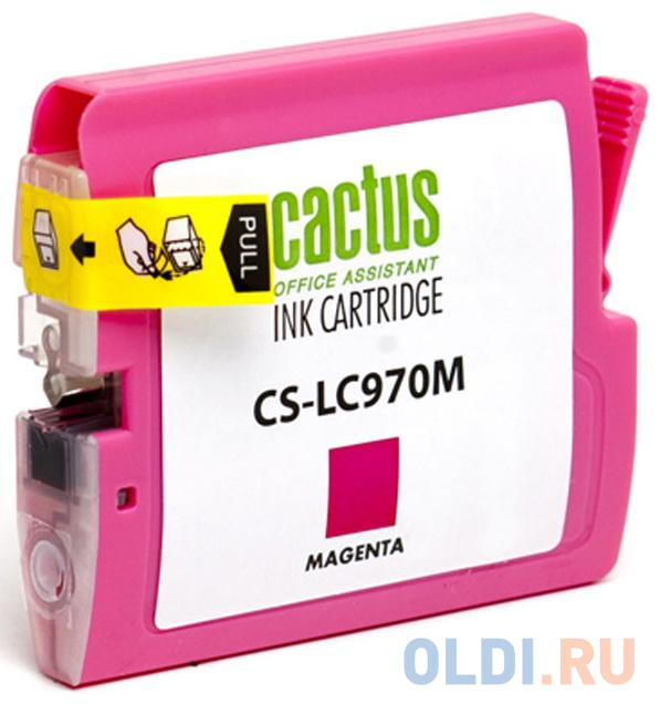 Картридж струйный Cactus CS-LC970M пурпурный для Brother MFC-260c/235c/DCP-150c/135c (20мл) фото