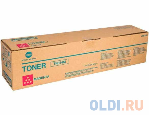 

Тонер Konica-Minolta bizhub C353/353P красный TN-314M (o)