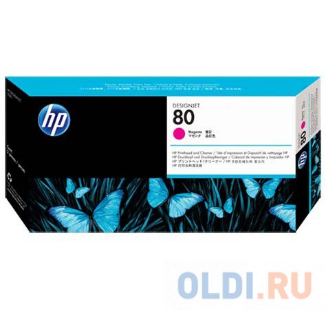 

Картридж HP C4822A 80 + очиститель для Designjet 1050c/c plus/1055 пурпурный