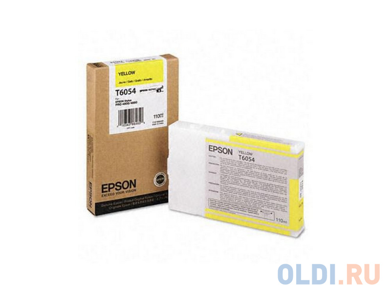 

Картридж Epson C13T605400 для Epson Stylus Pro 4880 желтый