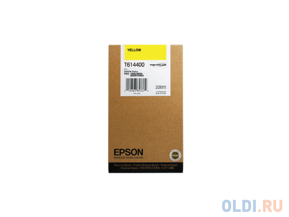 Картридж Epson C13T614400 для Epson Stylus Pro 4450 матовый желтый - фото 1
