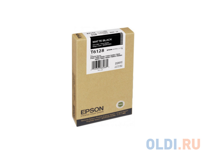 

Картридж Epson C13T612800 для Epson Stylus Pro 7400/7800/7880/9400/9800 матовый черный
