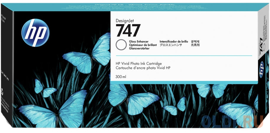 HP 747 300-ml Gloss Enhancer Ink Cartridge