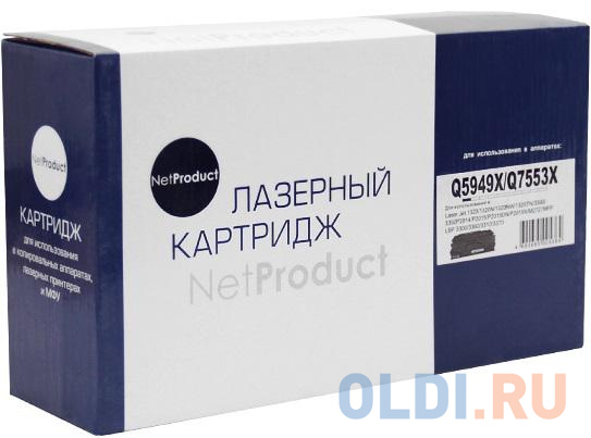 Картридж NetProduct Q5949X 7000стр Черный картридж netproduct cartridge 728 2100стр