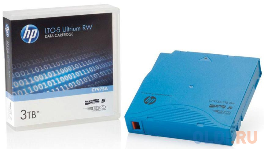 Ленточный носитель HP LTO-5 Ultrium 3TB RW Data Cartridge C7975A фото
