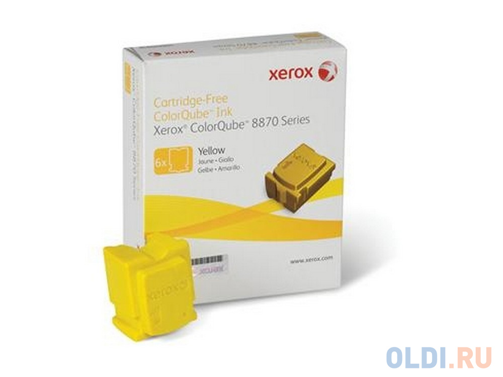 Набор твердочернильных брикетов Xerox 108R00960 17300стр Желтый - фото 1