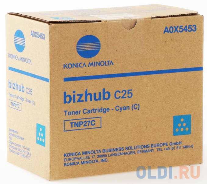 

Тонер Konica-Minolta bizhub C25 синий TNP-27C