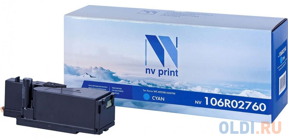 Картридж NV-Print 106R02760 1000стр Голубой