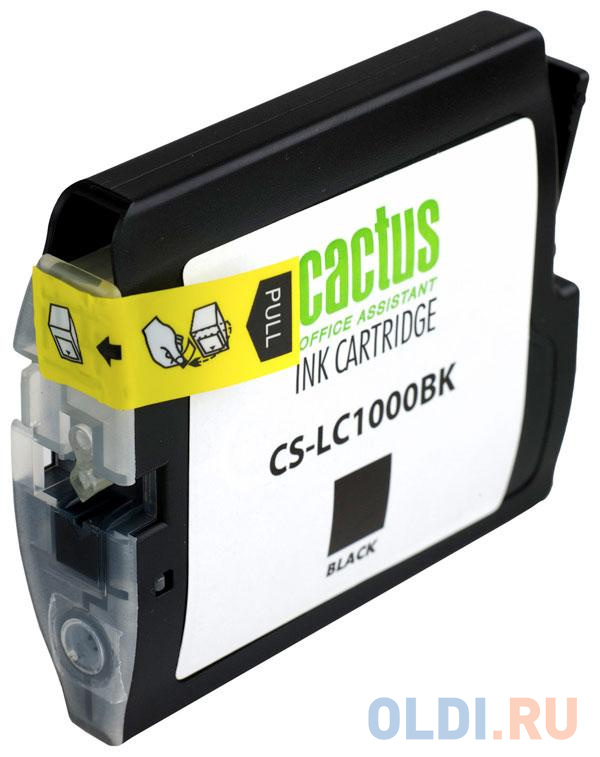 Картридж струйный Cactus CS-LC1000BK черный для Brother DCP 130C/330С/MFC-240C/5460CN (22.6мл) - фото 3
