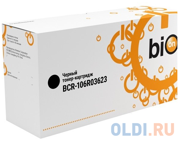 Картридж Bion 106R03623 15000стр Черный картридж bion 106r01379 для xerox phaser 3100 с чипом 6000стр