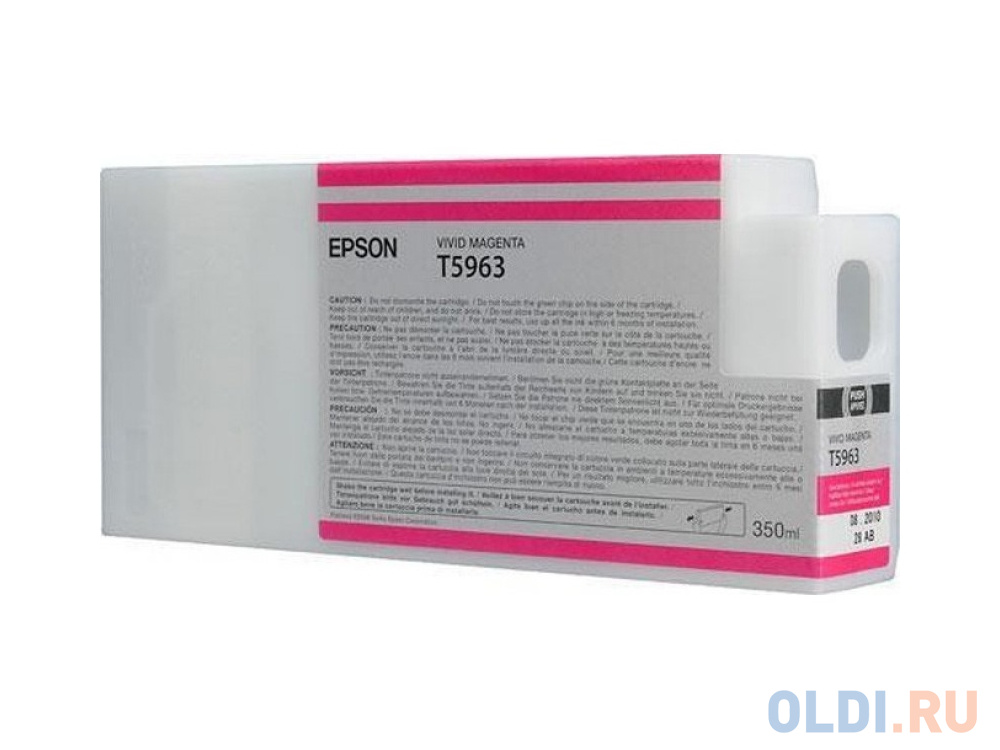Картридж Epson C13T596300 для Epson Stylus Pro 7900/9900 пурпурный картридж epson c13t596500 для epson stylus pro 7700 7900 9700 9900 светло голубой 350мл