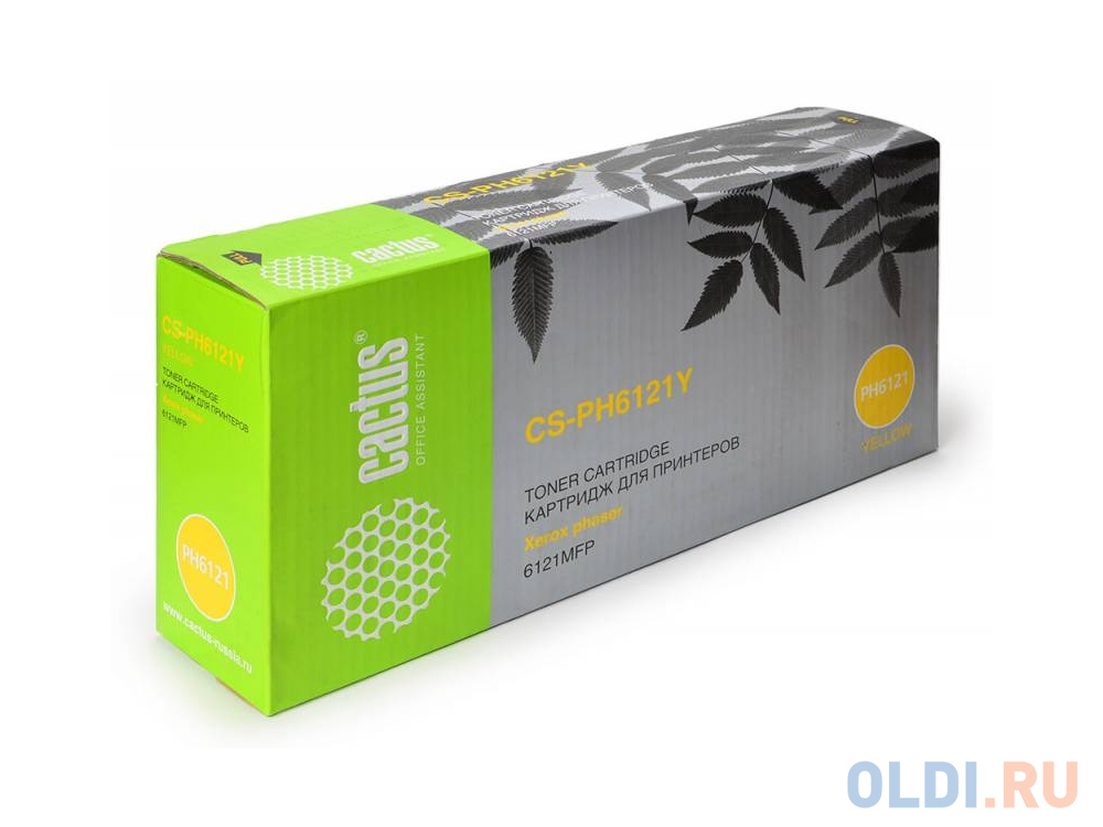 

Картридж Cactus CS-PH6121Y 2600стр Желтый