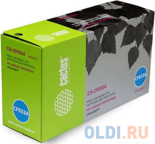 

Тонер Картридж Cactus CS-CF033AV пурпурный (12500стр.) для HP CLJ CM4540