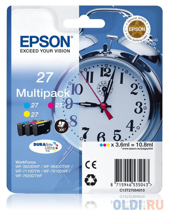 Картридж Epson C13T27154022 1100стр Многоцветный