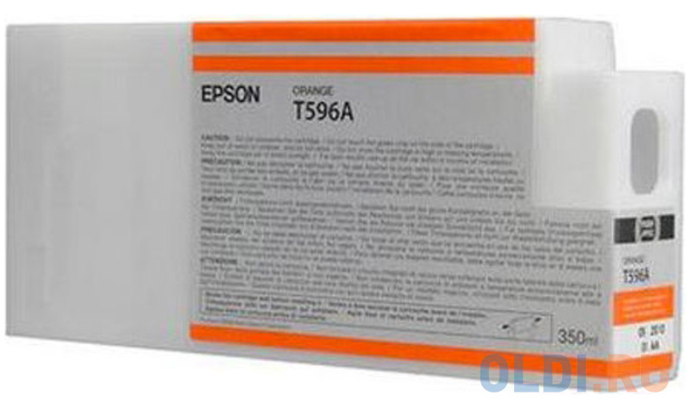 Картридж Epson C13T596A00 для Epson Stylus Pro 7700/7900/9700/9900 оранжевый 350мл картридж epson c13t596500 для epson stylus pro 7700 7900 9700 9900 светло голубой 350мл
