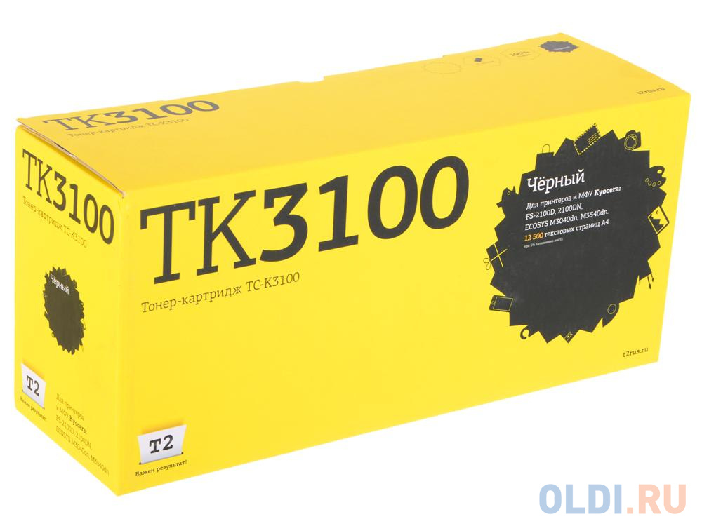 Картридж T2 TC-K3100 12500стр Черный