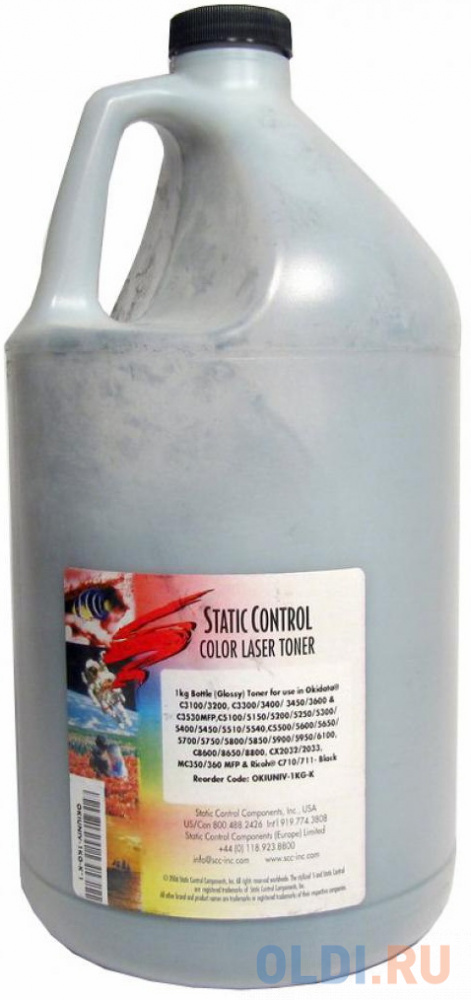 

Тонер Static Control KYUNIV-1KG-K для Kyocera FSC5100DN/TA250ci черный 1000гр