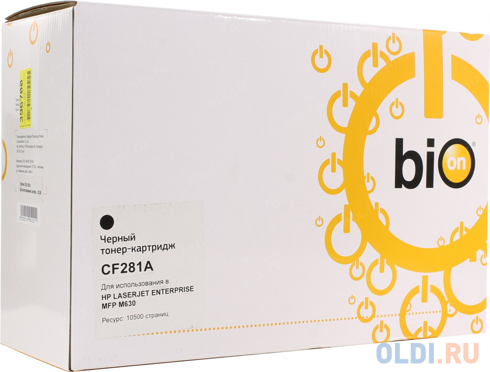 

Картридж Bion CF281A 10500стр Черный