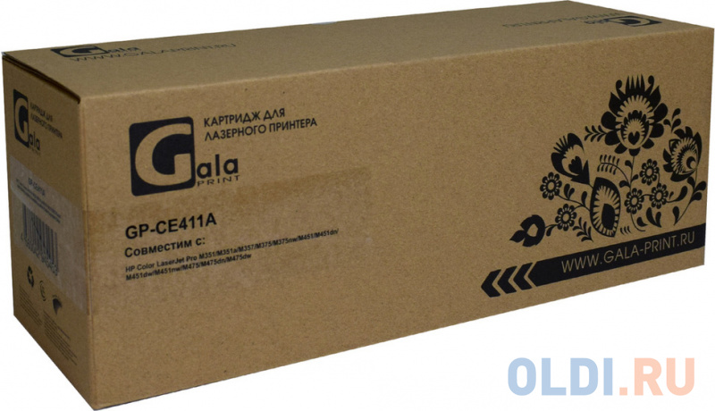 

Картридж Galaprint GP-CE411A 2600стр Голубой
