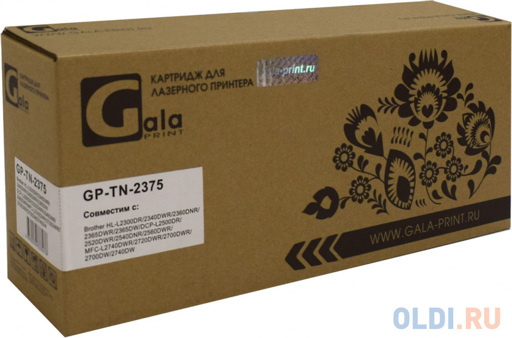 Картридж Galaprint GP-TN-2375 2600стр Черный тонер картридж target kxfat411a для лазерного принтера совместимый