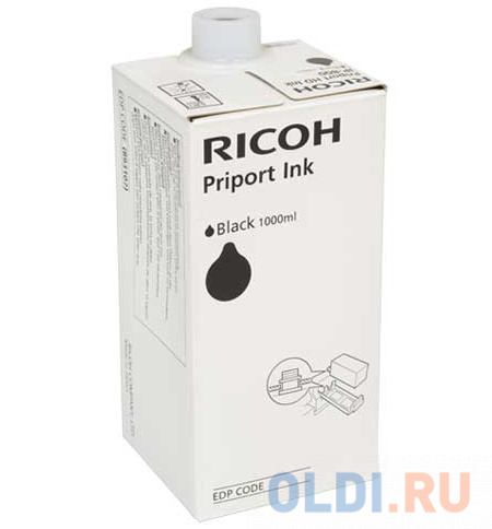 Чернила Ricoh Digital Duplicator Ink Type 500 для DD5450 черный 6 шт 893536
