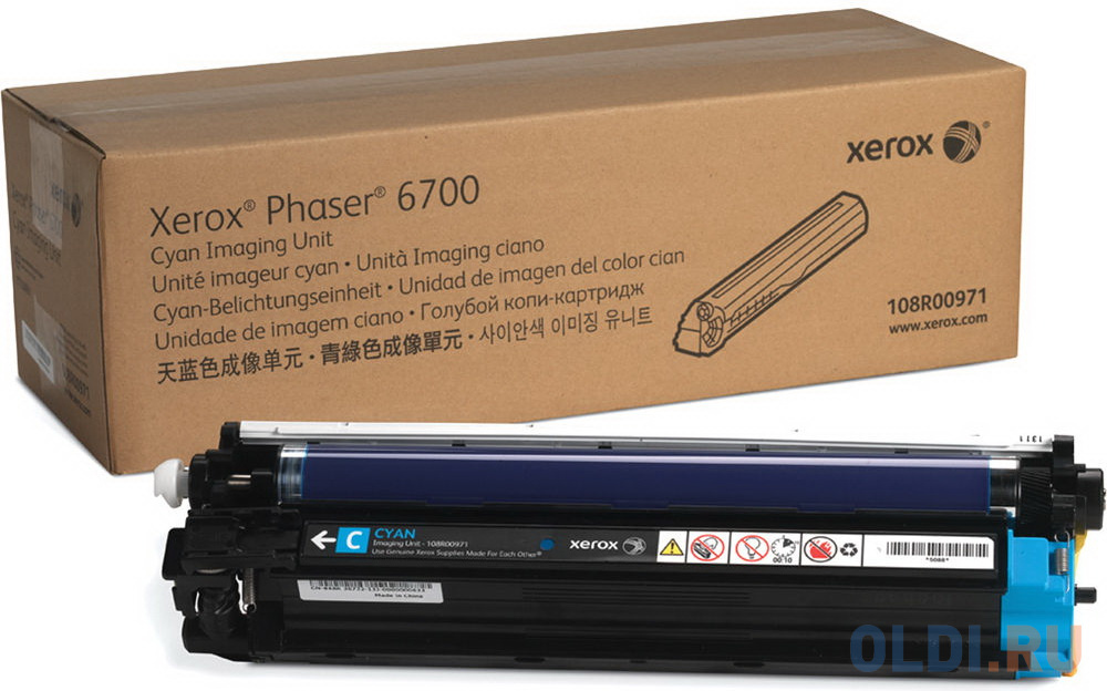 Фотобарабан Xerox 108R00971 для Phaser 6700 голубой 50000стр