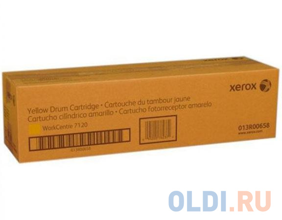 Фотобарабан Xerox 013R00658 для WC 7120 желтый 51000стр фотобарабан xerox 108r01419 48000стр желтый