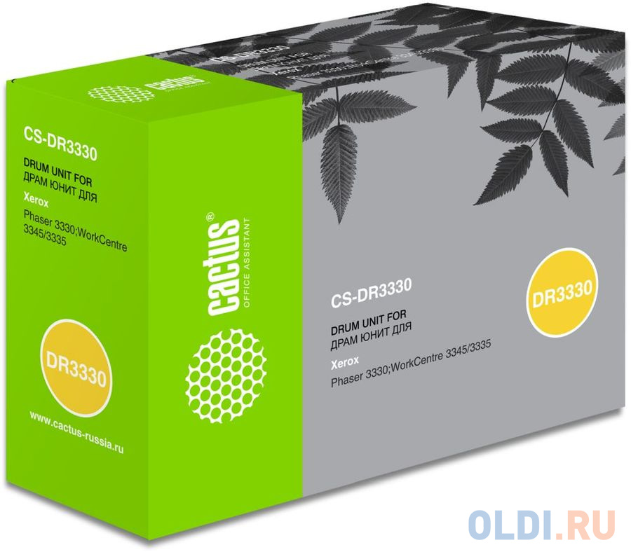 

Блок барабана Cactus CS-DR3330W для Xerox WorkCentre 3335 Phaser 3330 WorkCentre 3345 30000стр Черный
