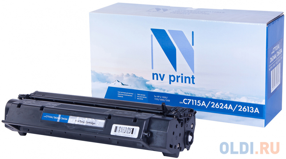 Картридж NV-Print C7115A 2500стр Черный барабан nv print dk 1200 100000стр