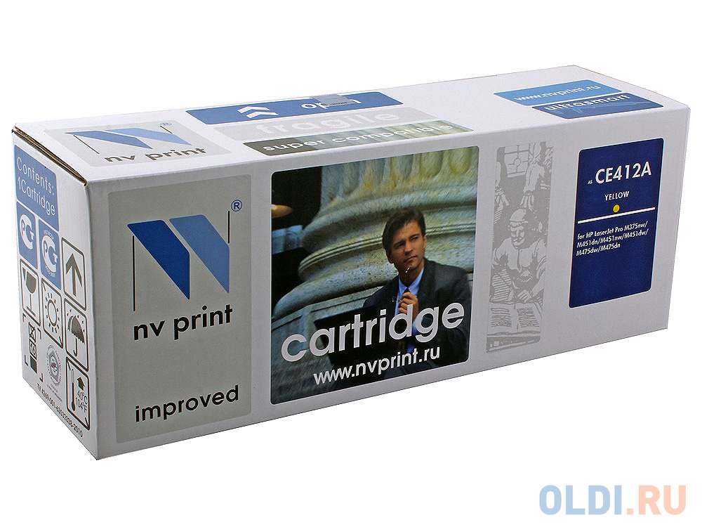 

Картридж NV-Print CE412A CE412A CE412A CE412A CE412A 2600стр Желтый