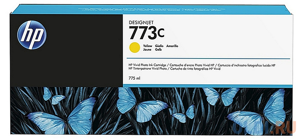 

Картридж HP C1Q40A для DesignJet Z6600/Z6800 желтый 775мл