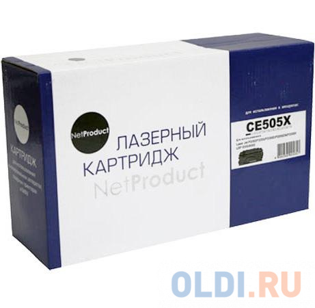 Картридж NetProduct CE505X 6500стр Черный - фото 1