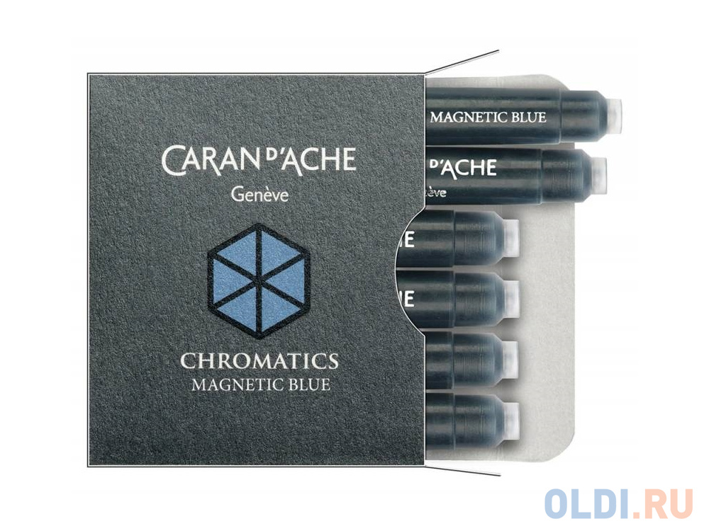 

Картридж Caran d`Ache Chromatics Magnetic Blue для перьевых ручек 6шт 8021.149