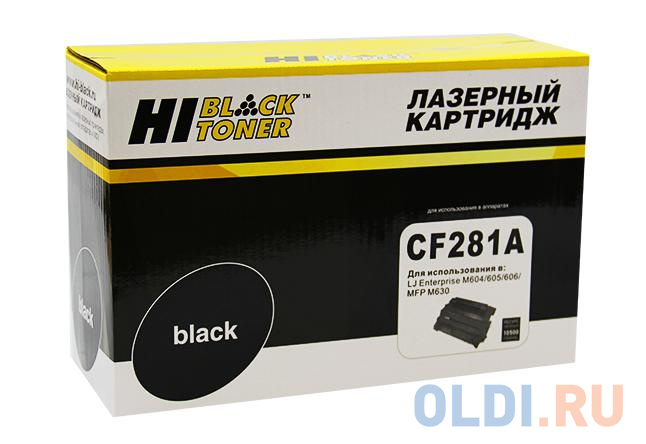 Картридж Hi-Black CF281A 10500стр Черный