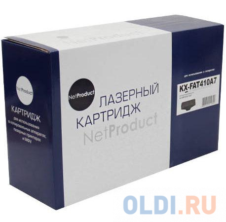 Картридж NetProduct KX-FAT410A/A7 2500стр Черный