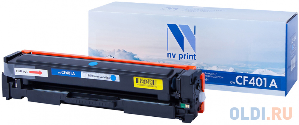Картридж NV-Print CF401A 1400стр Голубой