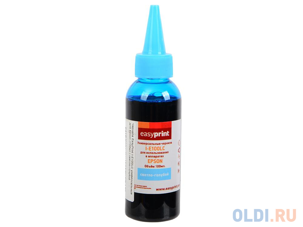 Чернила EasyPrint I-E100LC универсальные для Epson (100мл.) светло-голубой доктор мом сироп 100мл