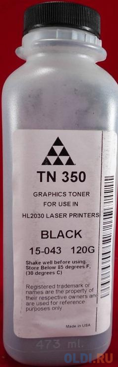 

Тонер Brother TN 2075/85/2135/75 HL 2030/35/40/75/2140/50/70 (фл. 120г) AQC-США, Черный