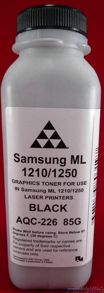Тонер SAMSUNG ML-1210/1250/4500 (фл. 85г) AQC-США фас.Россия, цвет черный