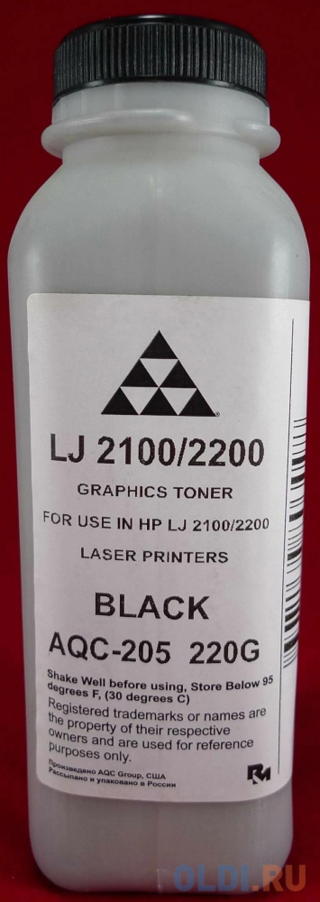 Тонер для картриджей C4096A, FX-7/EP-32 (фл. 220г) AQC-США фас.Россия, цвет черный