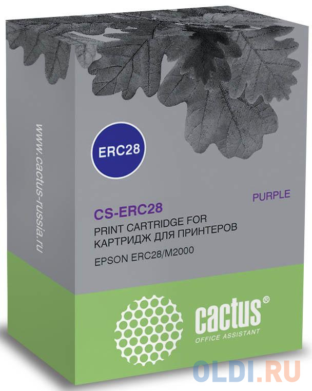Картридж ленточный Cactus CS-ERC28 для Epson ERC28/M2000 фиолетовый