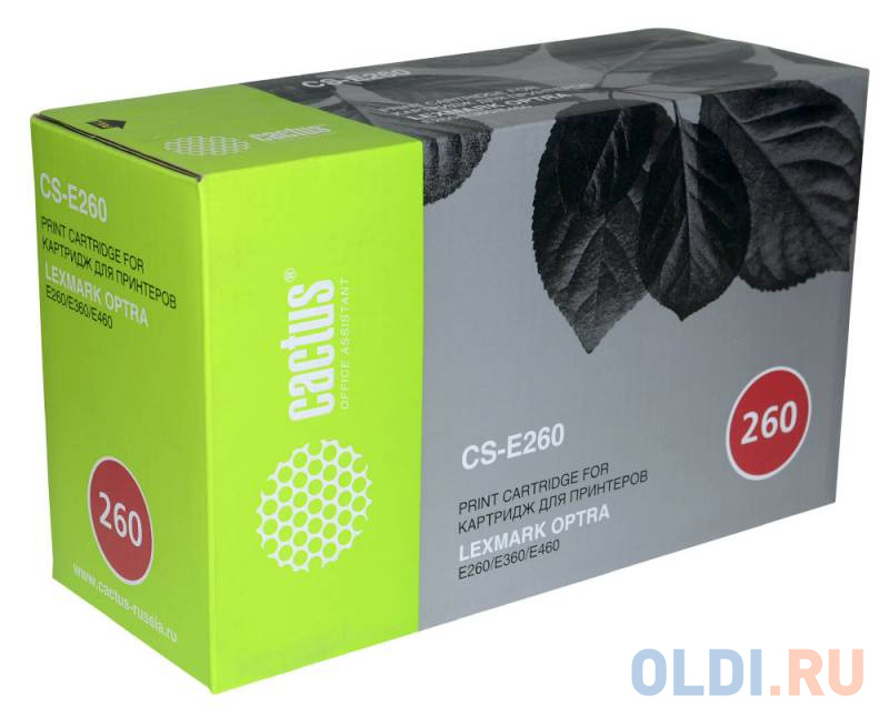 

Картридж Cactus CS-E260 3500стр Черный